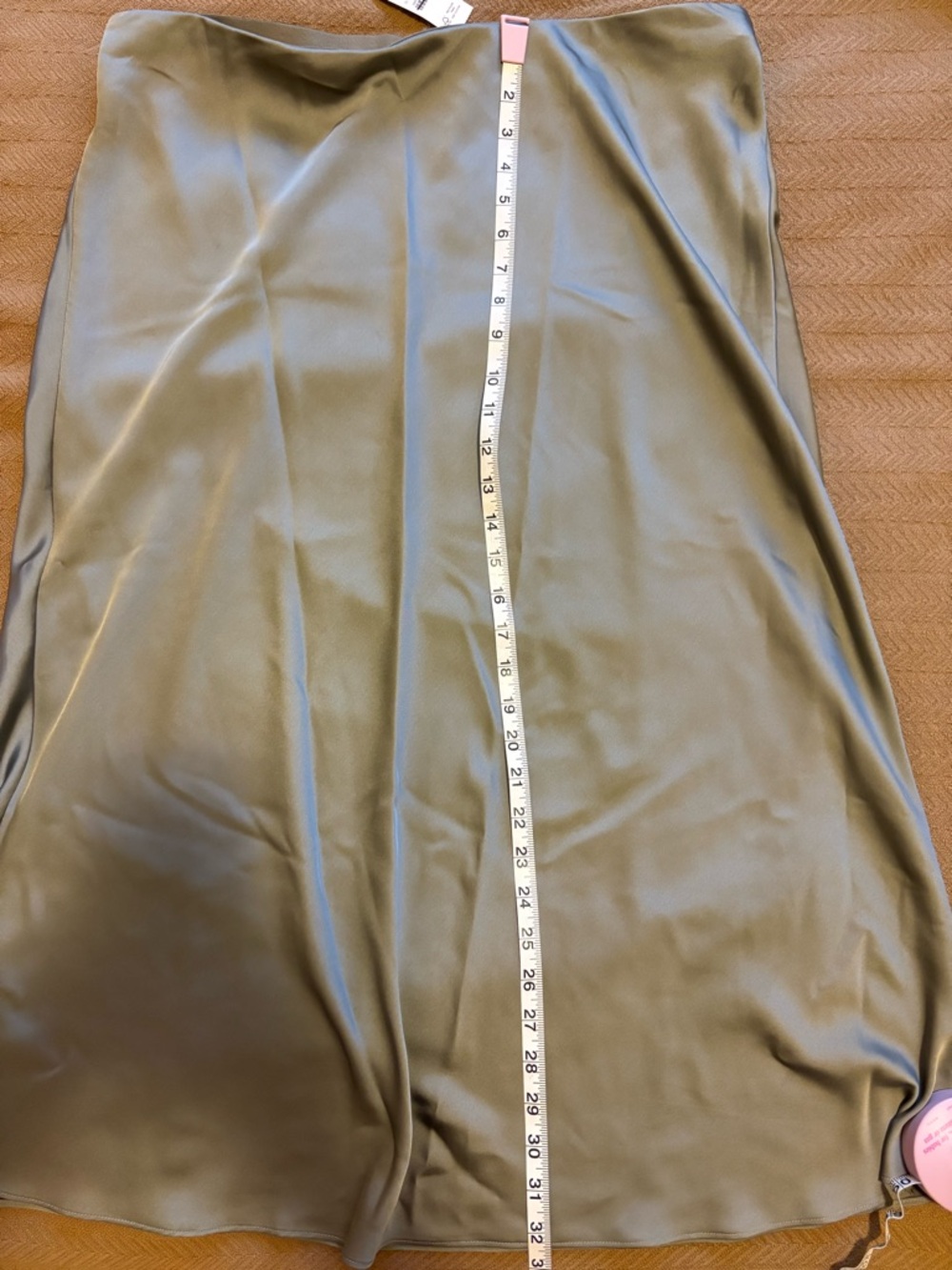 J. Crew Silver-Gray Satin Midi Skirt - Picture 13 of 13